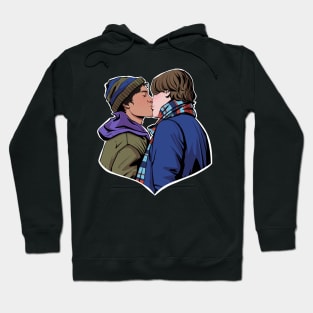 Wilhelm and Simon kissing | Young Royals fanart Hoodie